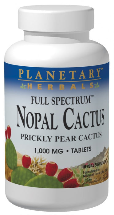 Nopal Cactus Full Spectrum 1000mg 240 Tablets by Planetary Herbals