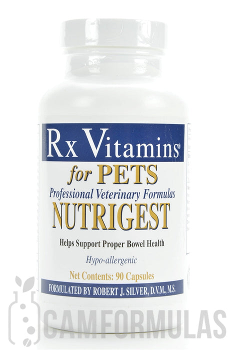 Nutrigest for Dogs & Cats 90 capsules by Rx Vitamins for Pets