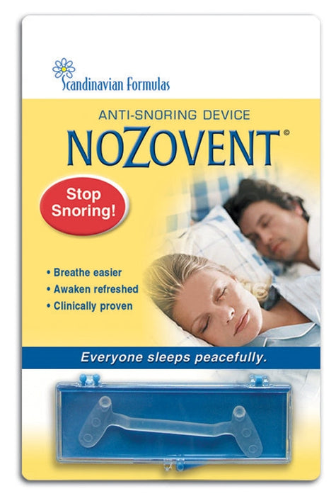Nozovent Anti-Snoring Device 1 Units by Scandinavian Formulas