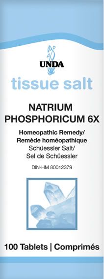 Natrium Phosphoricum 6X 100 tablets by Unda