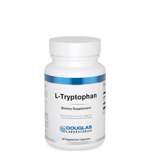 L-Tryptophan 60 vegetarian capsules by Douglas Laboratories