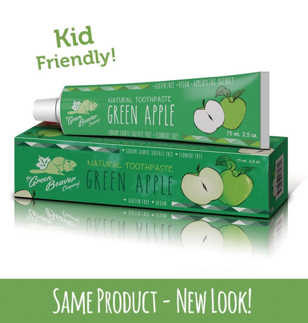 Green Apple Toothpaste 2.5 oz by The Green Beaver
