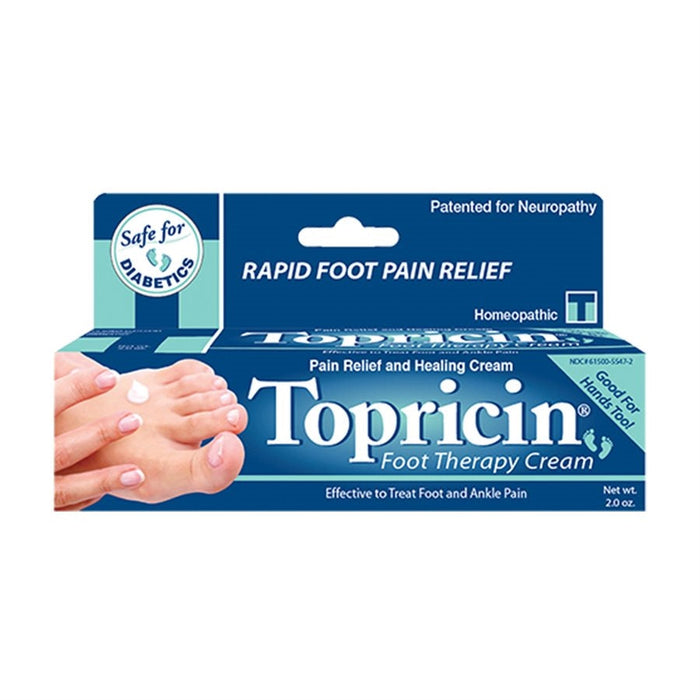 Topricin Foot Therapy Cream 2 oz by Topical Biomedics