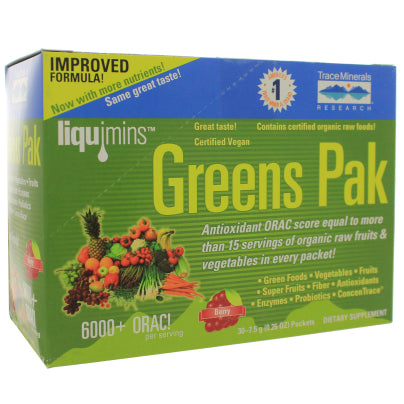 Greens Pak-Berry 30 packs by Trace Minerals Research