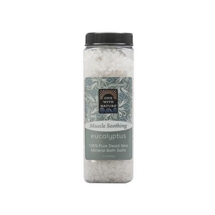 Bath Salts Eucalyptus 32 oz by One With Nature
