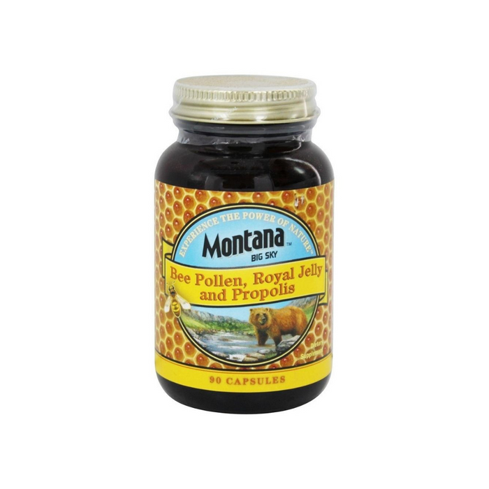 Bee Pollen w-Royal Jelly & Propolis 90 Capsules by Montana Naturals