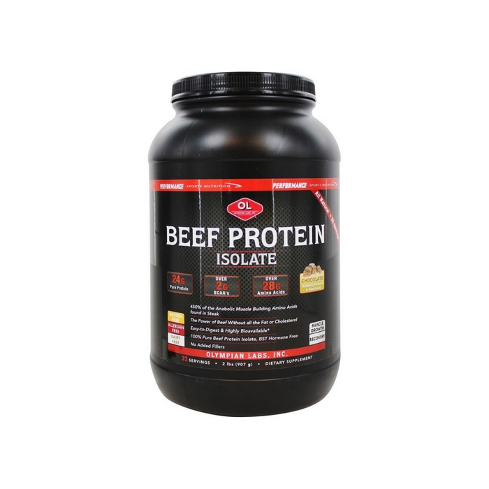 Beef Protein Isolate Chocolate 2 lb by Olympian Labs
