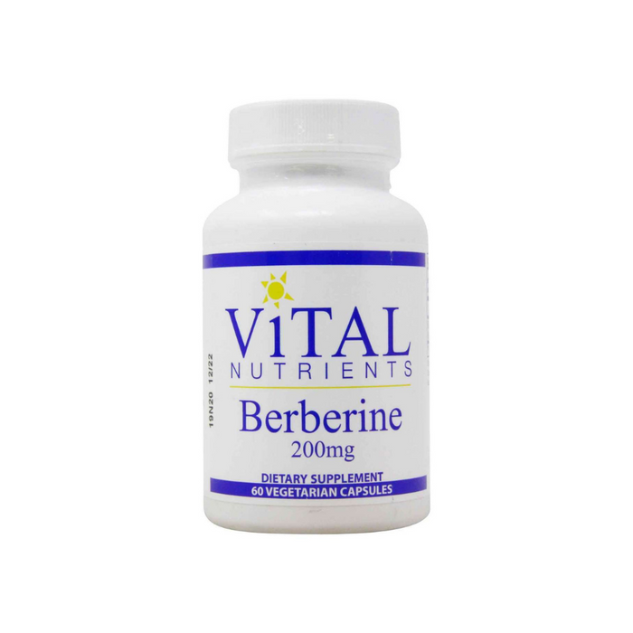 Berberine 200 mg 60 vegetarian capsules by Vital Nutrients