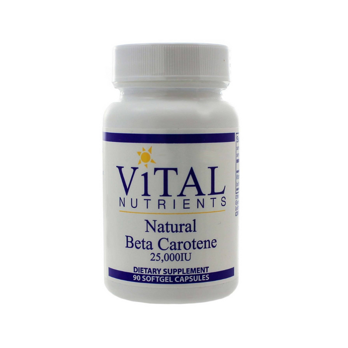 Beta Carotene Natural 90 capsules by Vital Nutrients