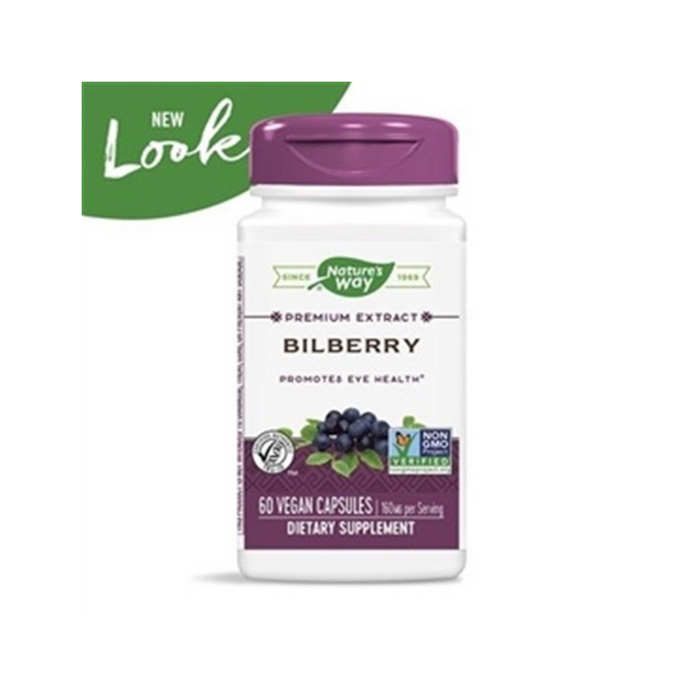 Bilberry Extract 60 capsules by Nature's Way