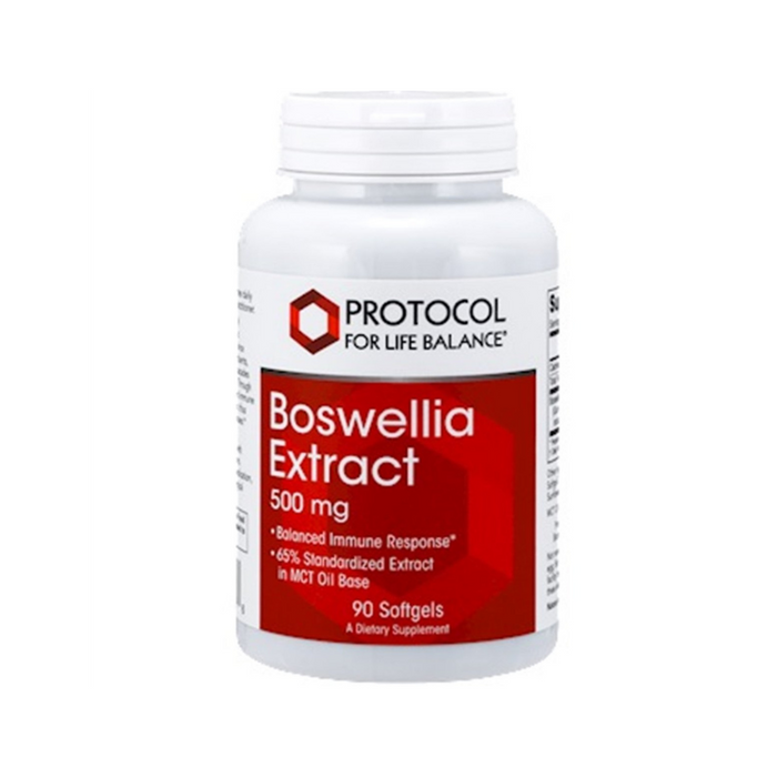 Boswellia Extract 500mg 90 softgels by Protocol For Life Balance