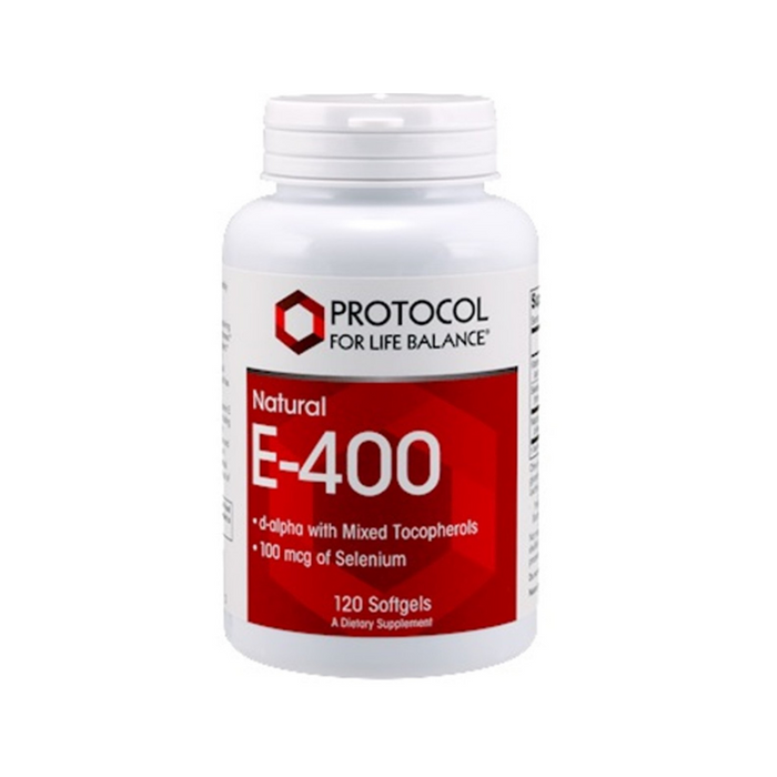 E-400 120 softgels by Protocol For Life Balance