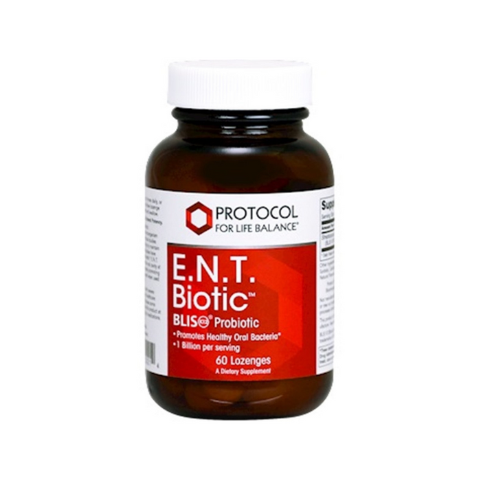 E.N.T. Biotic BLIS K12 Probiotic 60 lozenges by Protocol For Life Balance