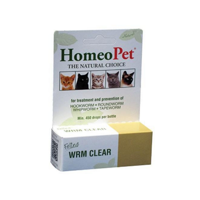Feline WRM Clear Drops 15 ml by Homeopet