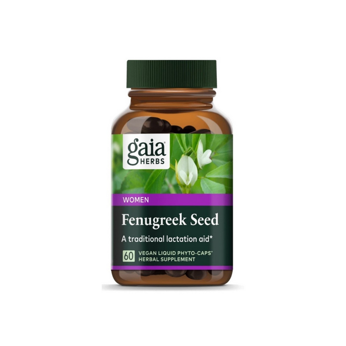 FenuGreek Seed 60 vegetarian capsules by Gaia Herbs Professional