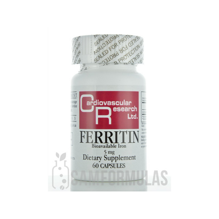 Ferritin 5 mg 60 capsules by Ecological Formulas