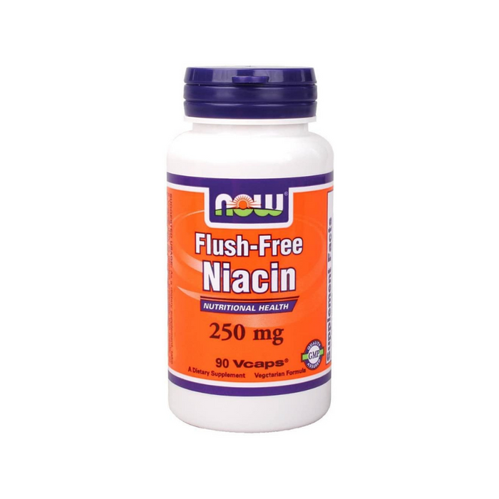 Flush-Free Niacin 250 mg 90 vegetarian capsules by NOW Foods