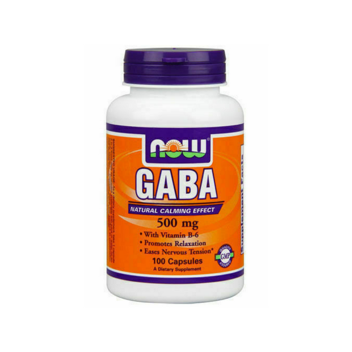 GABA 500 mg 100 capsules by NOW Foods