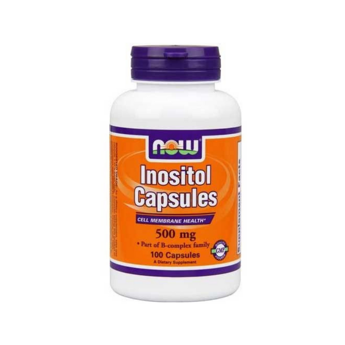 Inositol capsules 500 mg 100 capsules by NOW Foods