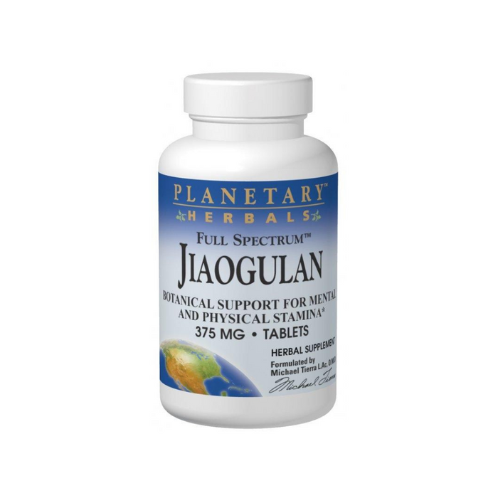 Jiaogulan 375mg Full Spectrum 30 Tablets by Planetary Herbals