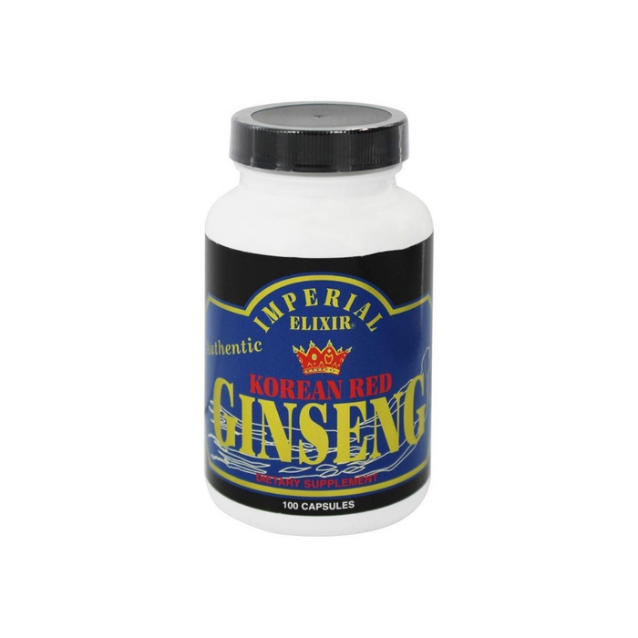 Korean Red Ginseng 100 Capsules by Imperial Elixir Ginseng