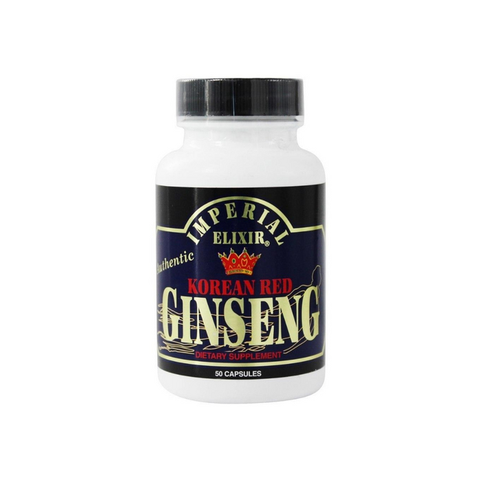 Korean Red Ginseng 50 Capsules by Imperial Elixir Ginseng