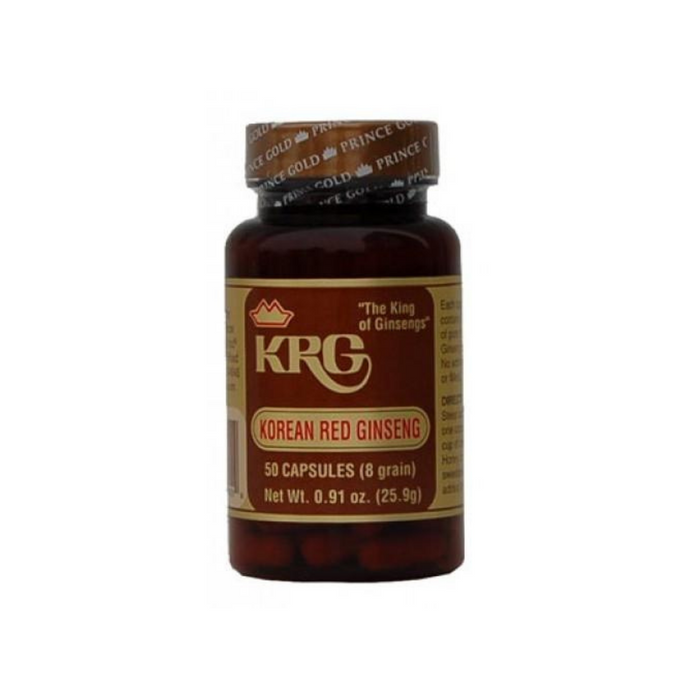 Korean Red Ginseng 500mg 50 Capsules by Prince of Peace
