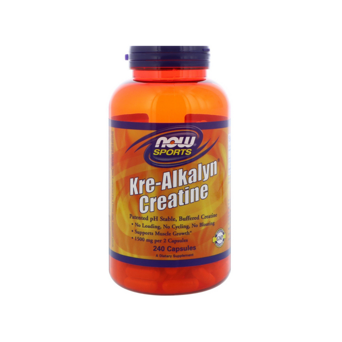 Kre-Alkalyn Creatine 240 capsules by NOW Foods