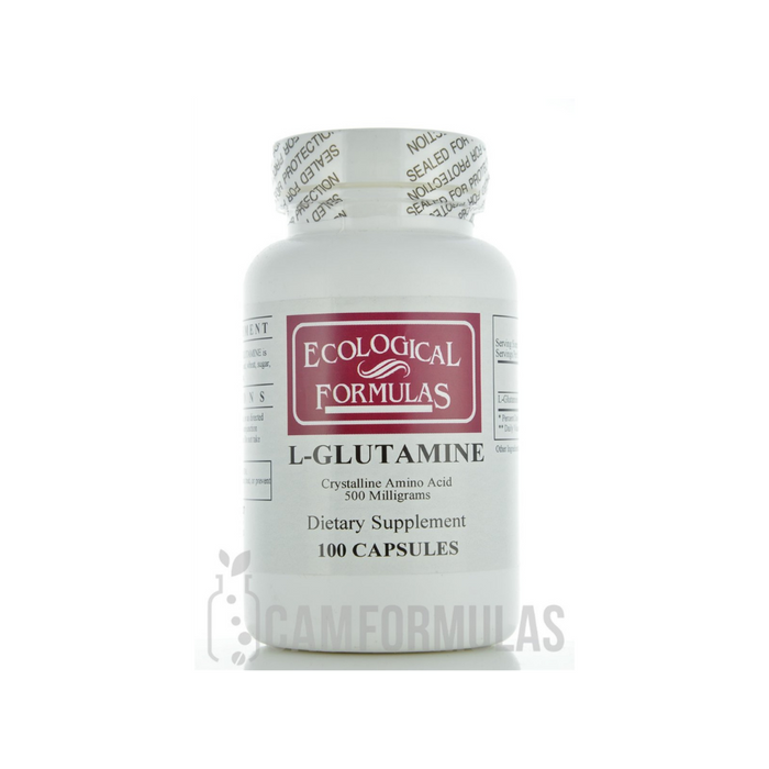 L-Glutamine 500 mg 100 capsules by Ecological Formulas