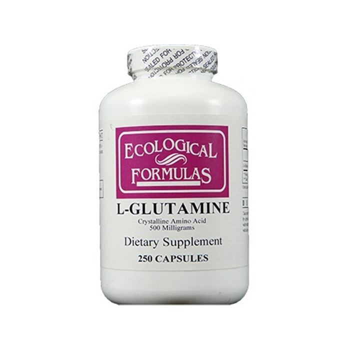 L-Glutamine 500 mg 250 capsules by Ecological Formulas