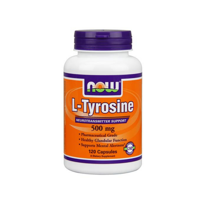 L-Tyrosine 500 mg 120 capsules by NOW Foods