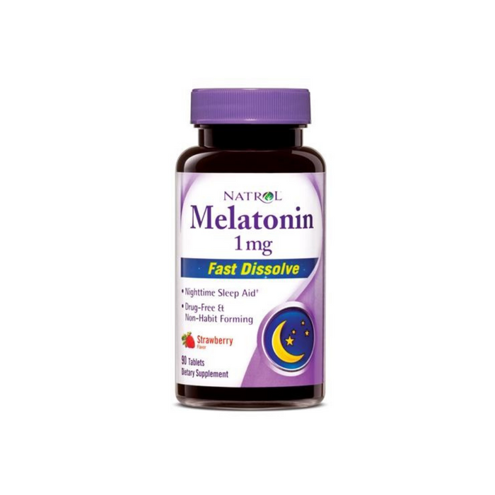 Melatonin 1mg Fast Dissolve 90 Tablets by Natrol