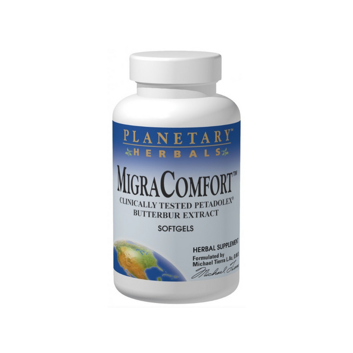 MigraComfort PetadolexÂ® Butterbur 50mg 60 Softgels by Planetary Herbals