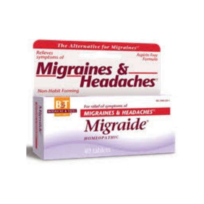 Migraide Blister Pak 40 Tablets by Boericke & Tafel