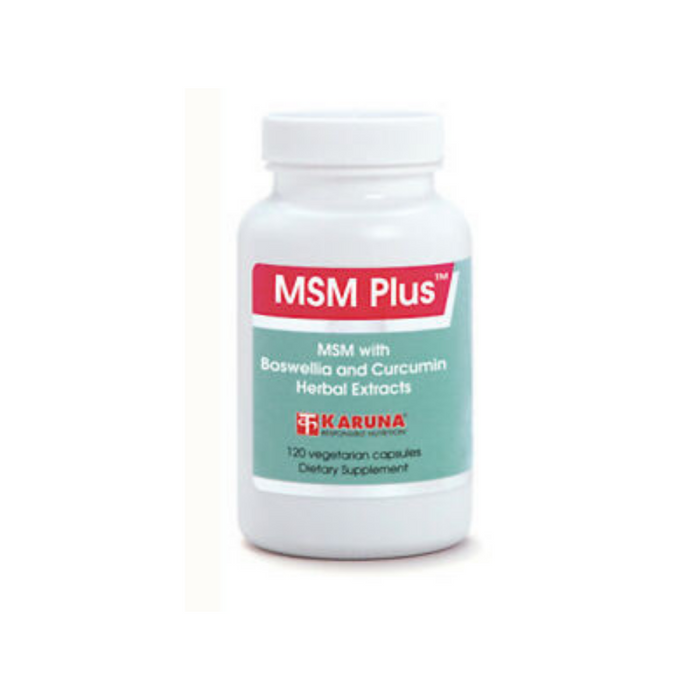 MSM Plus 120 vegetarian capsules by Karuna Health
