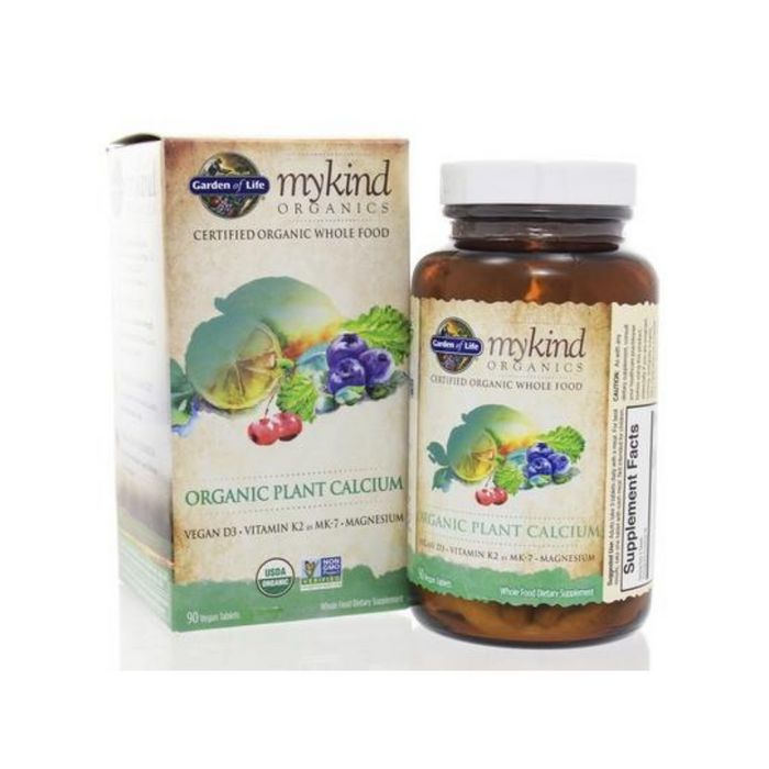 Mykind Organics Plant Calcium 90 Tablets by Garden of Life