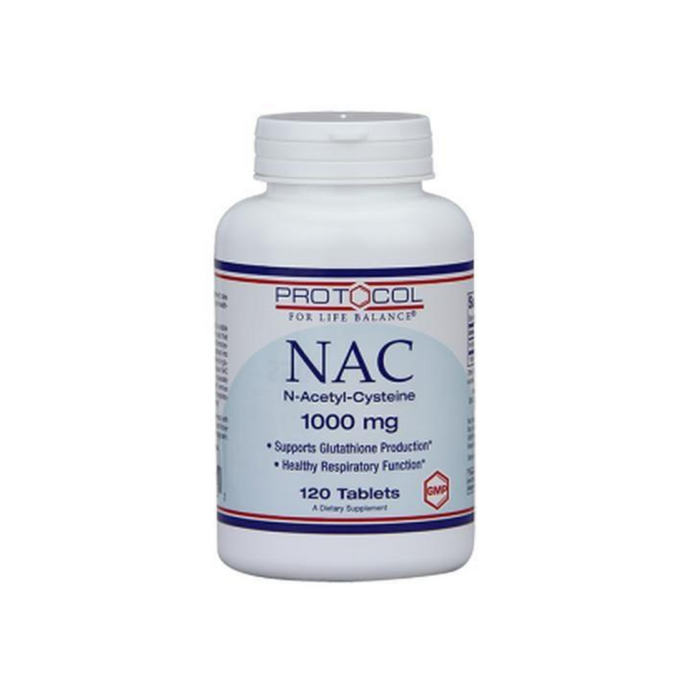 NAC 1000 mg 120 tablets by Protocol For Life Balance