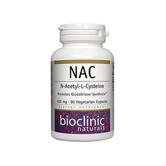 NAC 500mg 90 vegetarian capsules by Bioclinic Naturals