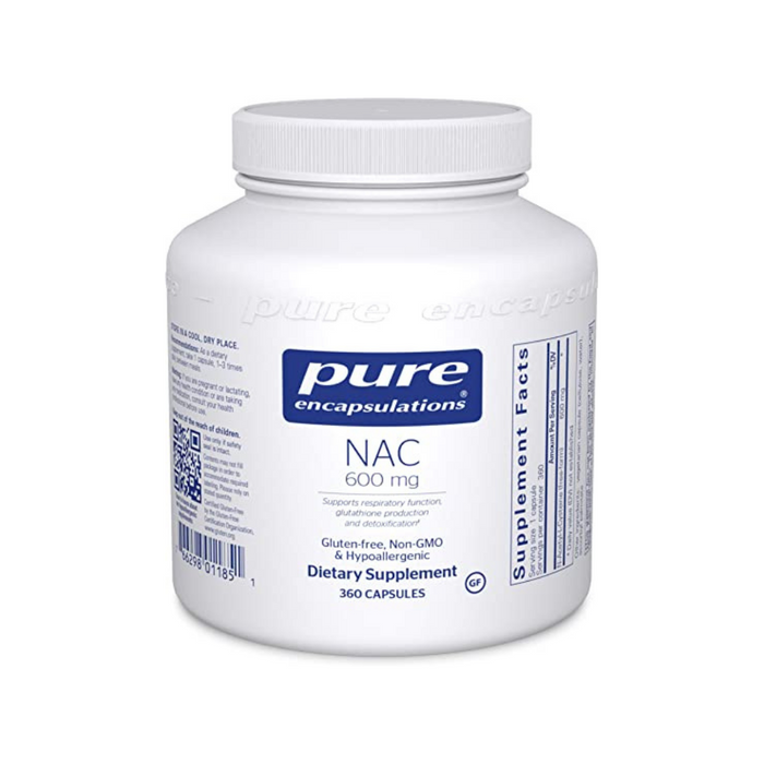 NAC 600 mg 360 vegetarian capsules by Pure Encapsulations