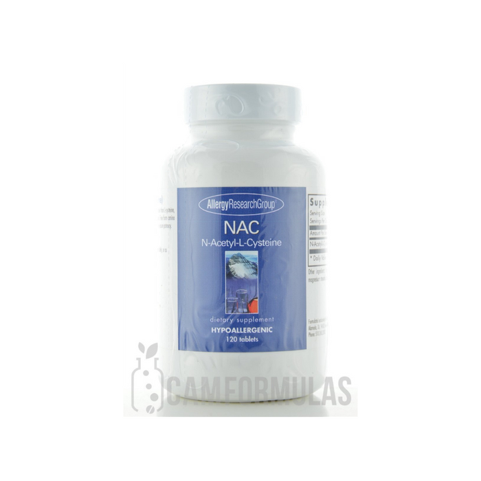 NAC N-Acetel-L-Cysteine 500 mg 120 tablets by Allergy Research Group