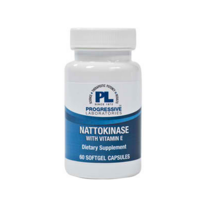 Nattokinase Plus with Vitamin E 60 softgels by Progressive Labs