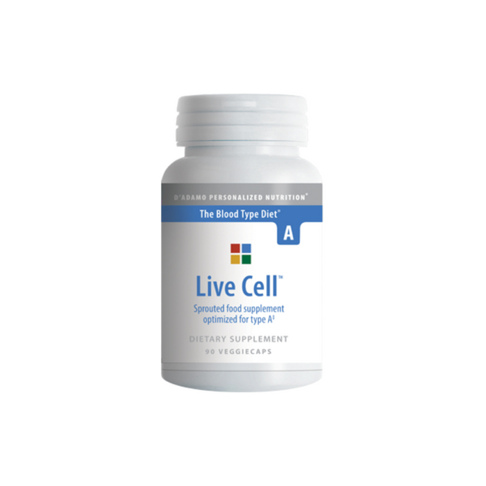 Live Cell A 90 vegetarian capsules by D'Adamo Personalized Nutrition