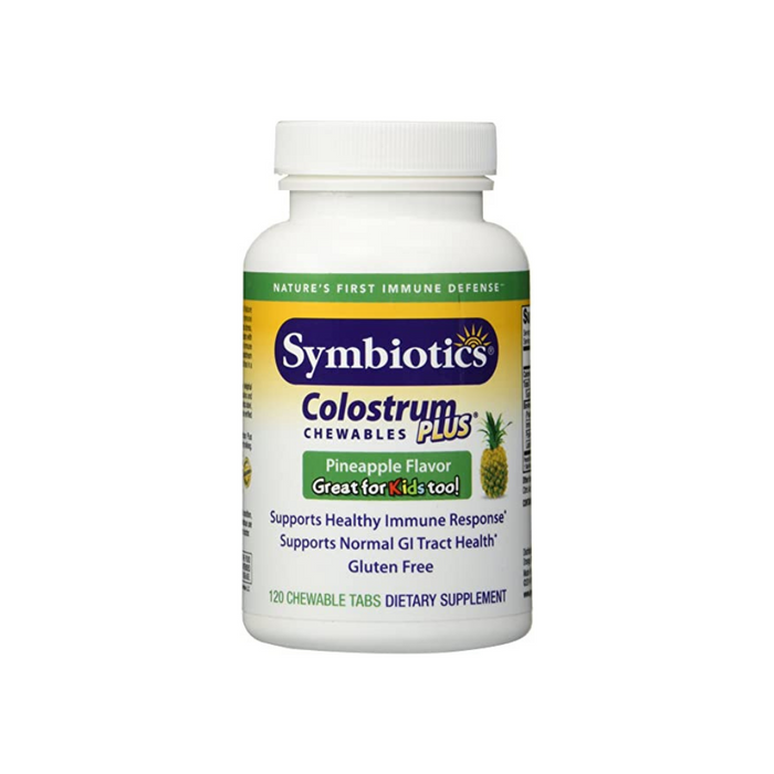 Colostrum Chewables Pineapple 120 Wafers by Symbiotics