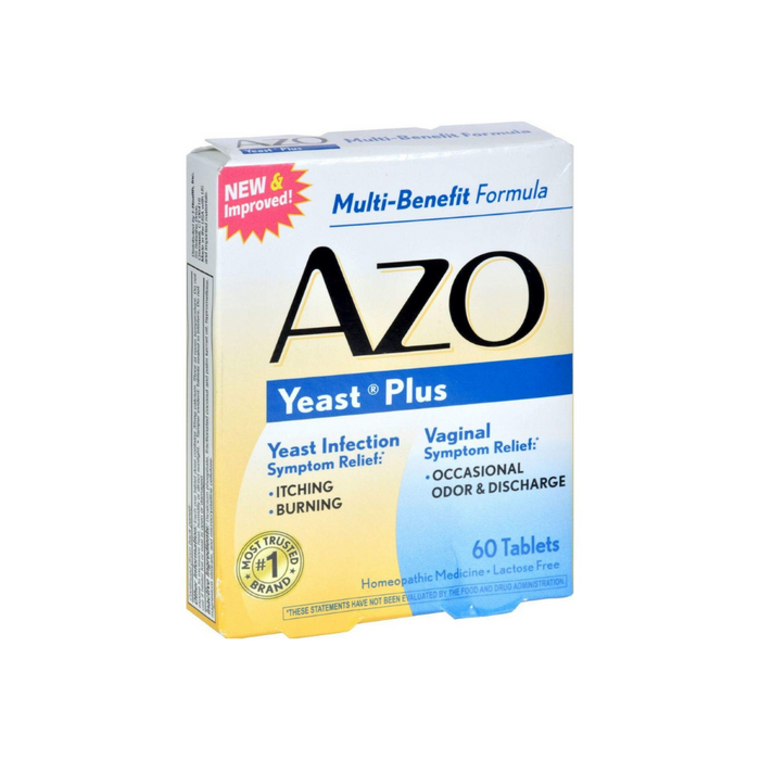AZO Yeast Plus 60 Tablets by I-Health