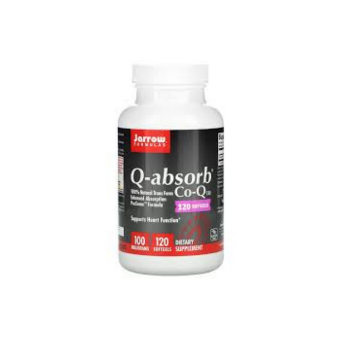 Q-Absorb Co-Q10 100 mg 120 softgels by Jarrow Formulas