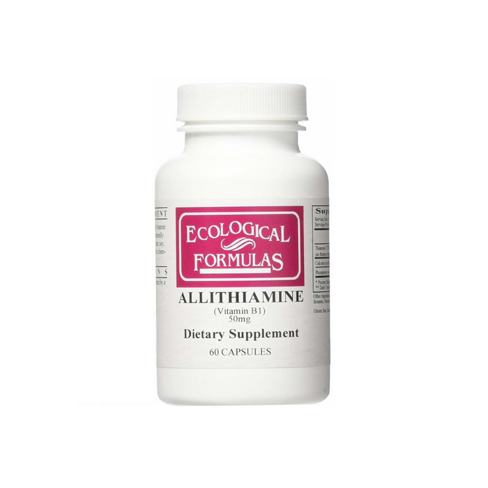 Allithiamine 50 mg 60 capsules by Ecological Formulas