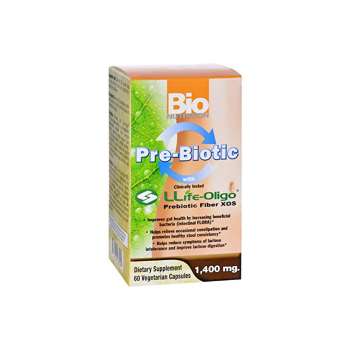Prebiotic with LLife-Oligo 60 Vegetarian Capsules by Bio Nutrition