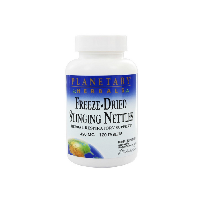 Stinging Nettles, Freeze-Dried 420mg 120 Tablets by Planetary Herbals