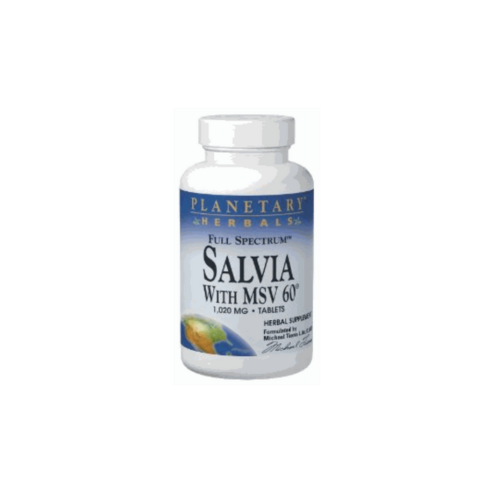 Salvia 1020mg Full Spectrum with MSV-60Â® 120 Tablets by Planetary Herbals