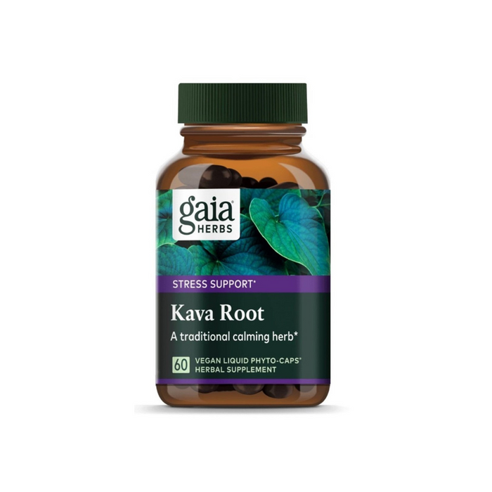 Kava Root 60 vegetarian capsules by Gaia Herbs Professional